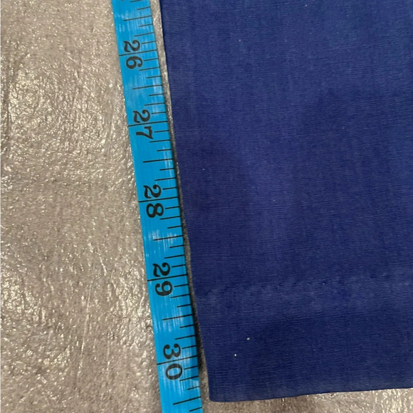 [50/L] MYTHS BLUE CHECK GARMENT WASHED VINTAGE WOOL PANTS - Picture 8 of 10